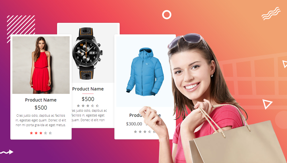 Ecommerce Grid is a Multipurpose Product Showcase HTML Widget