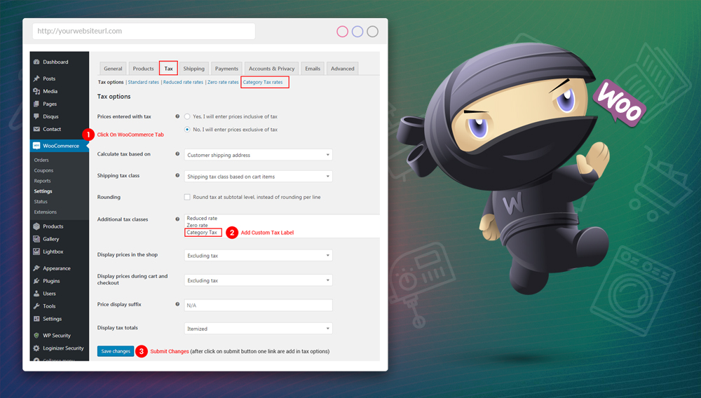 WooCommerce Tax Control Plugin