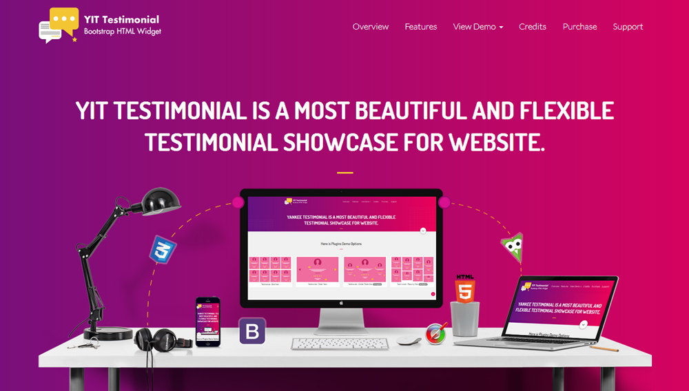 YIT Testimonial - Multiple Colors & Styles